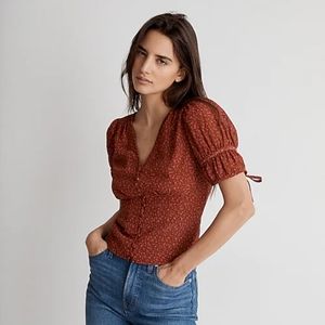 Madewell Georgette top